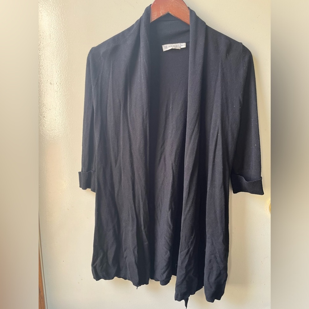 3/$20 Black long cardigan. Revolution. size extra small
